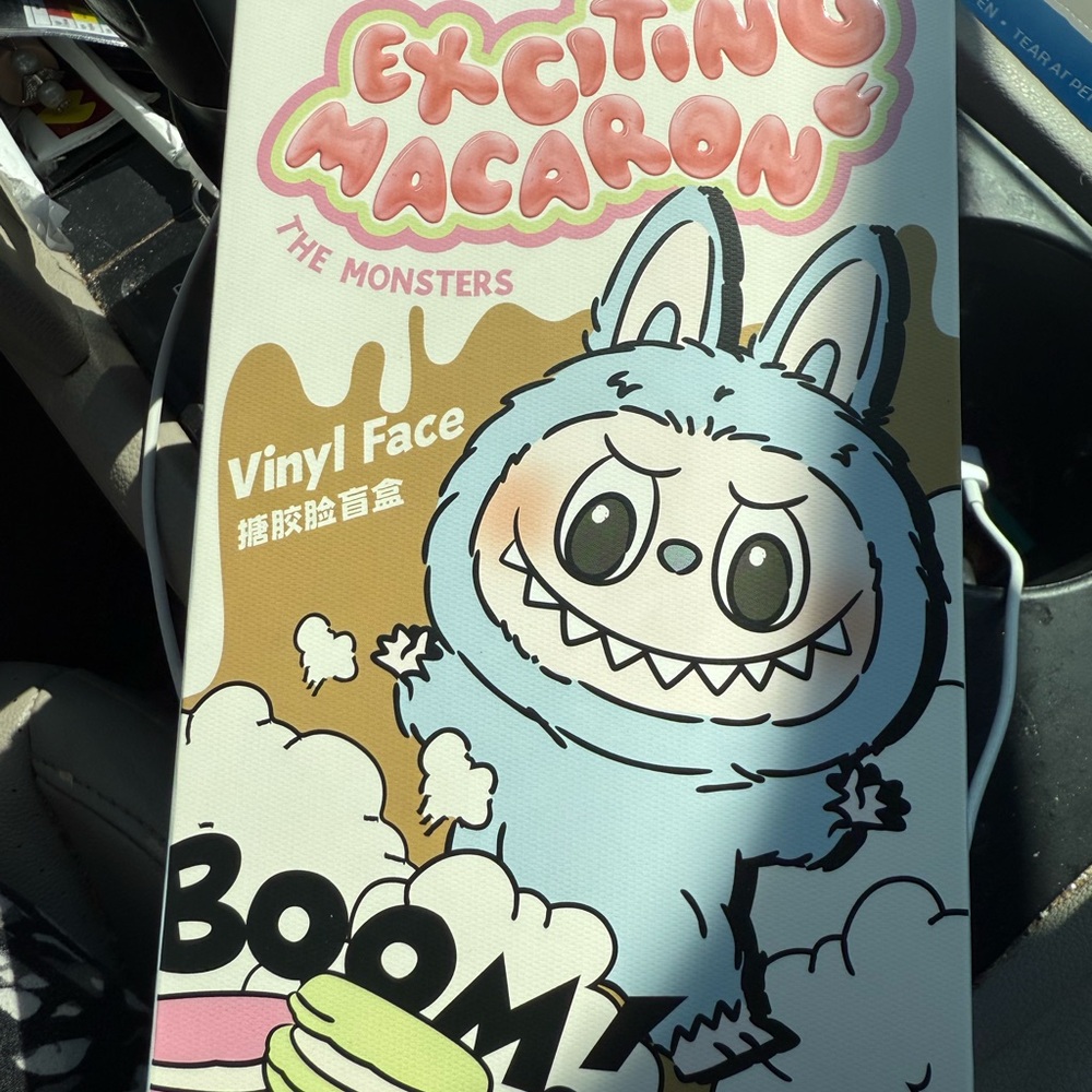 Exciting Macaron Vinyl Face Poster